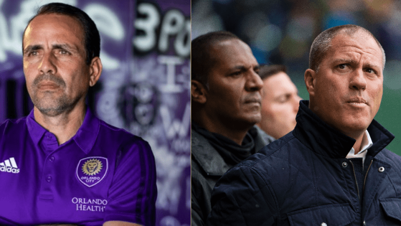 Oscar Pareja - Gio Savarese - split image