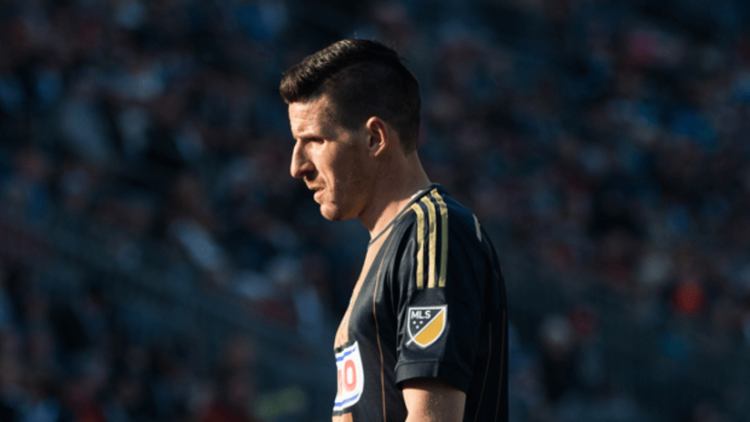 Philadelphia Union midfielder Sebastien Le Toux