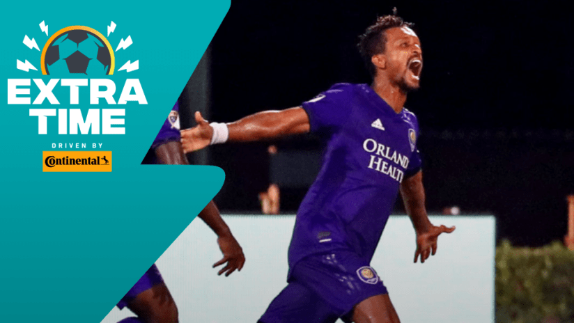 Extratime: Nani - Orlando City - celebrates MLS is Back Tournament goal