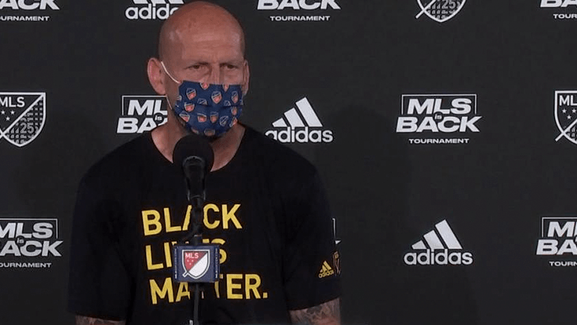 Jaap Stam - Cincinnati - July 16 presser - masked