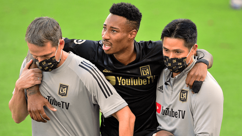 Mark-Anthony Kaye - LAFC - Carried off field