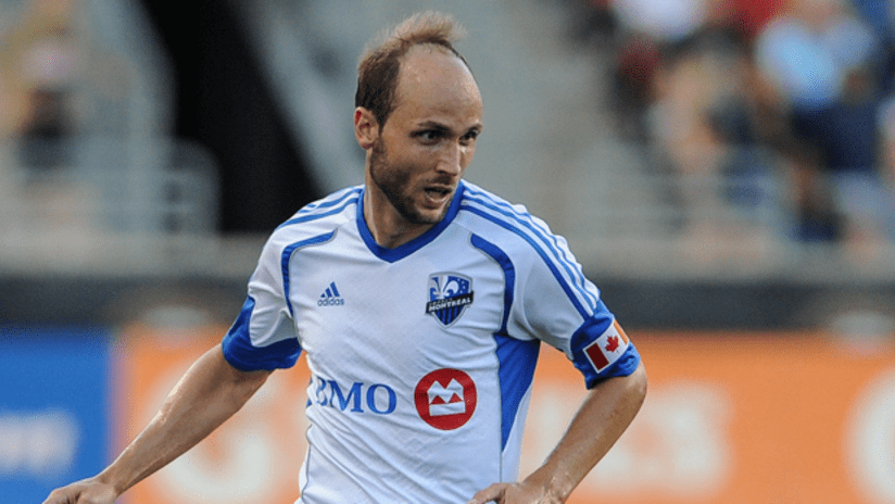 Montreal Impact midfielder Justin Mapp