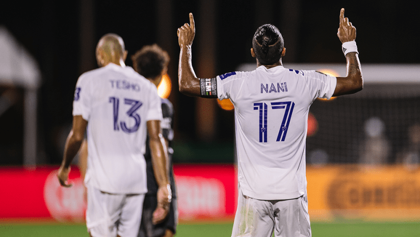 Nani - Orlando City SC - pointing upward