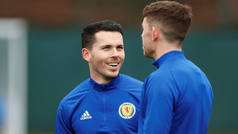 Lewis Morgan - Scotland - smile during training