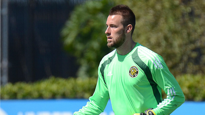 Columbus Crew SC goalkeeper Brad Stuver