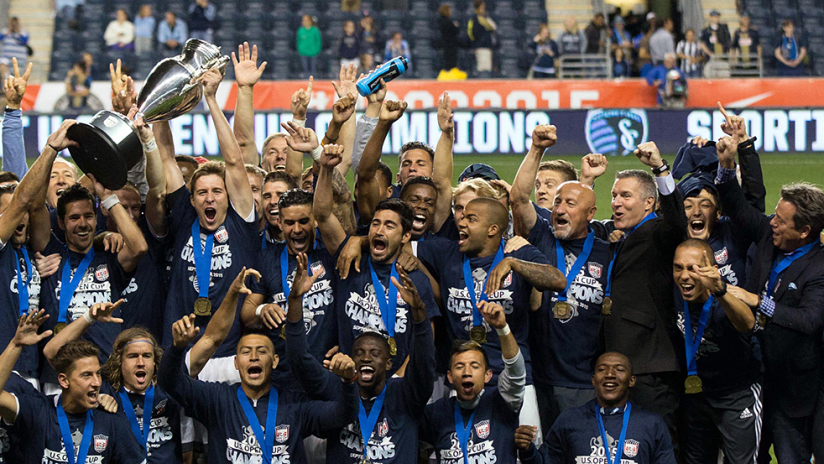 Sporting KC - US Open Cup 2015 - celebration