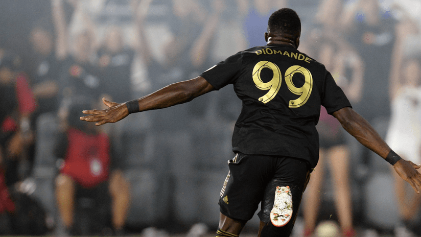 Adama Diomande - LAFC - celebrating