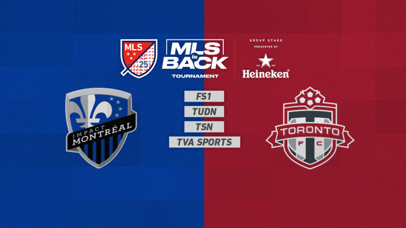 MLS is Back Tournament - Jul 16 - MTLvsTOR