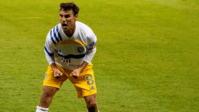 Chris Wondolowski scream - San Jose - Nov. 22, 2020