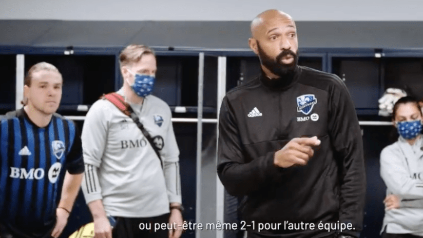 Thierry Henry - Montreal Impact - locker room - THUMB Only