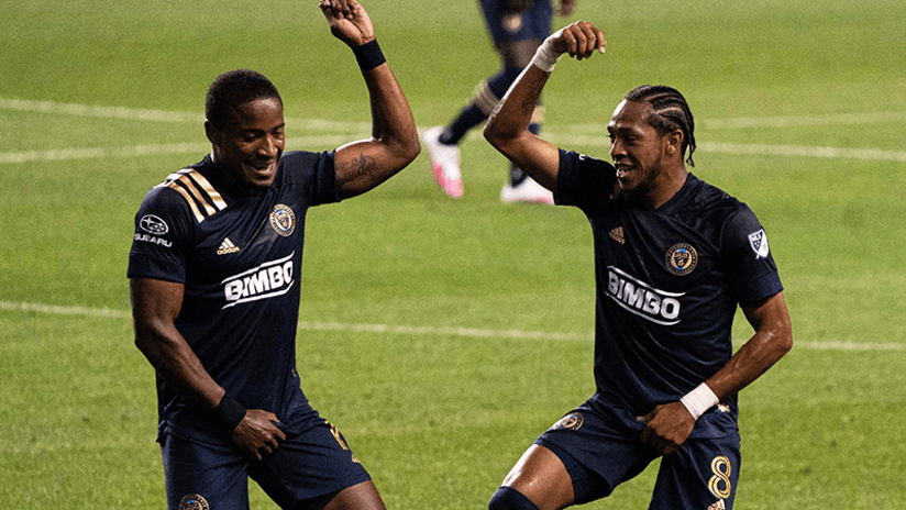 Sergio Santos and Jose Andres Martinez - Philadelphia Union - August 29, 2020