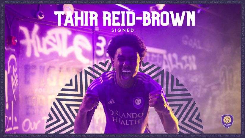 Orlando City SC signs Homegrown defender Tahir Reid-Brown to First