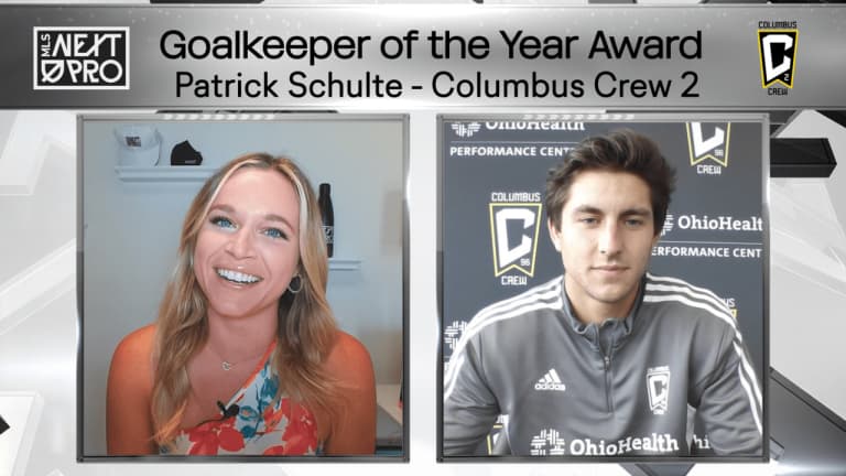 Interview: Crew 2's Patrick Schulte on winning MLS NEXT Pro Goalkeeper of the Year award