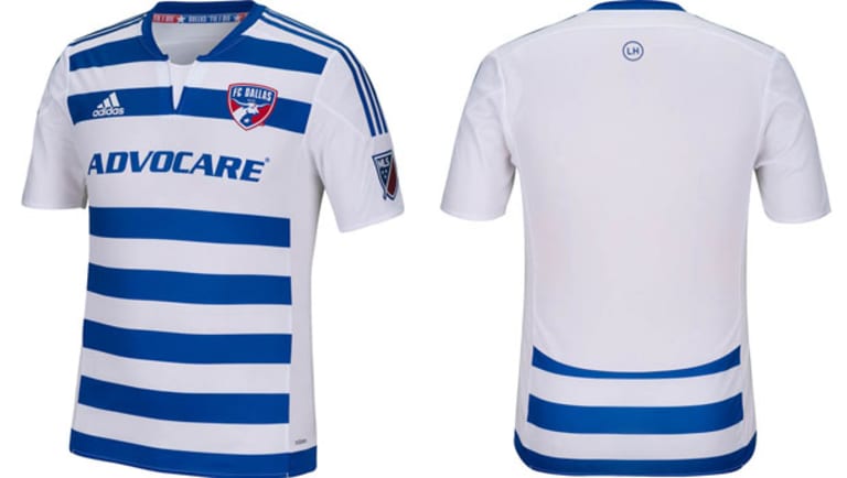 Jersey Week 2015: FC Dallas launch updated version of blue and white secondary jersey -