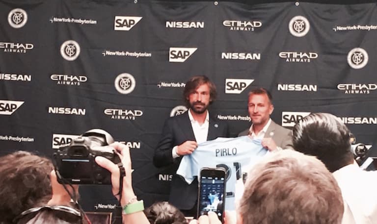 Andrea Pirlo's first New York City FC press conference was peak Pirlo, and beautifully so -