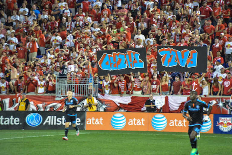 As New York Red Bulls beat New York City FC, their supporters also won the tifo battle | SIDELINE -