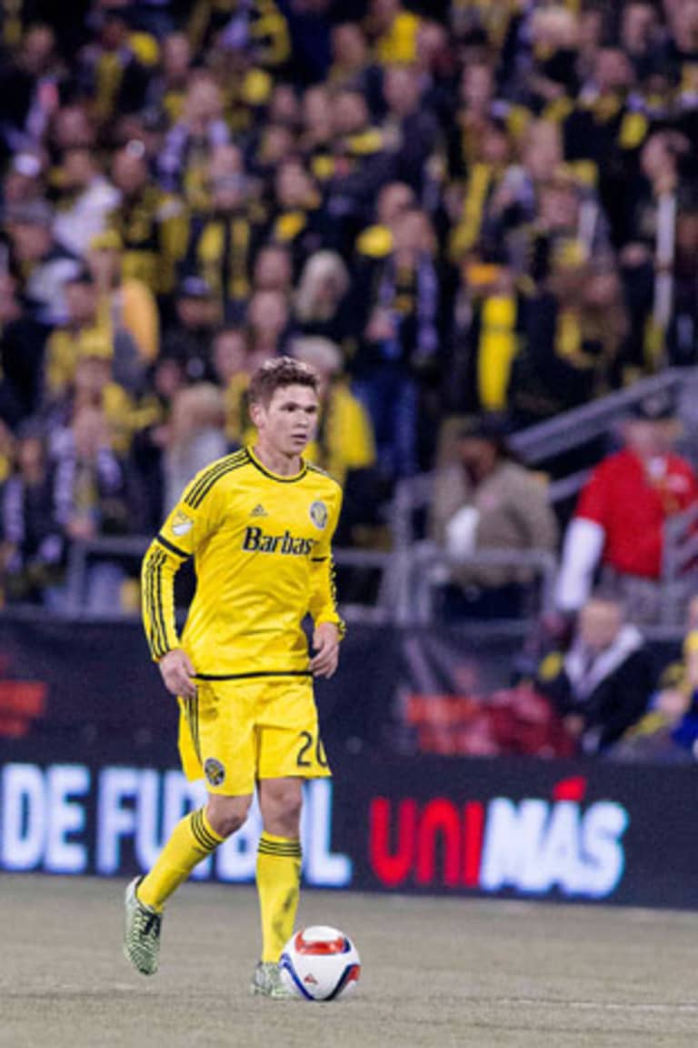 Columbus Crew SC's Wil Trapp undergoing evaluation for concussion symptoms, doubtful vs. Revs -