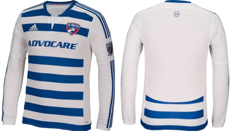 Jersey Week 2015: FC Dallas launch updated version of blue and white secondary jersey -