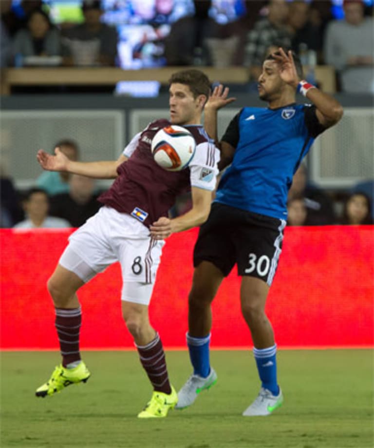 Arrive the day of the game and play? That's no problem for new San Jose Earthquakes midfielder Anibal Godoy -