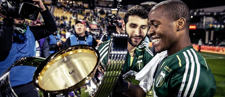 Portland Timbers midfielder Darlington Nagbe is having the best week ever | SIDELINE - https://league-mp7static.mlsdigital.net/images/Gabo_Nagbe_ValeriCup.jpeg