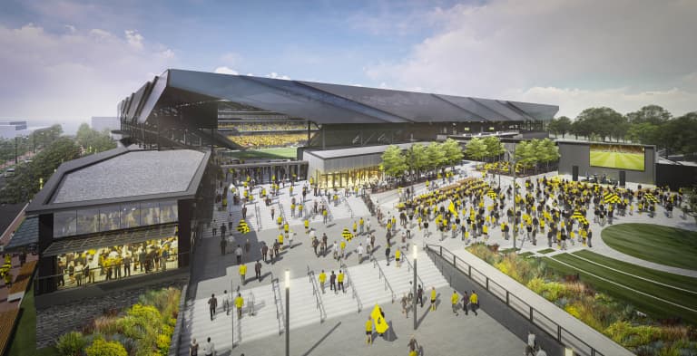 Columbus Crew reveal new stadium updates and share plans for intimidating and unique venue - https://league-mp7static.mlsdigital.net/images/CrewStadiumPlaza.jpg?cS.gwYjzm6oPIFQEimEzKjF3Ppj.Imun