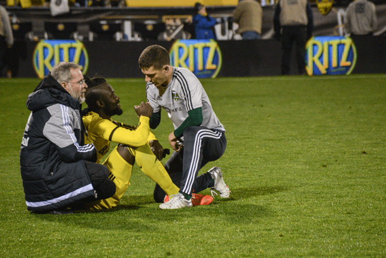 Beards, beer and the betrothed: 24 hours behind the scenes at MLS Cup | THE WORD - https://league-mp7static.mlsdigital.net/images/Kei-and-WJo.png