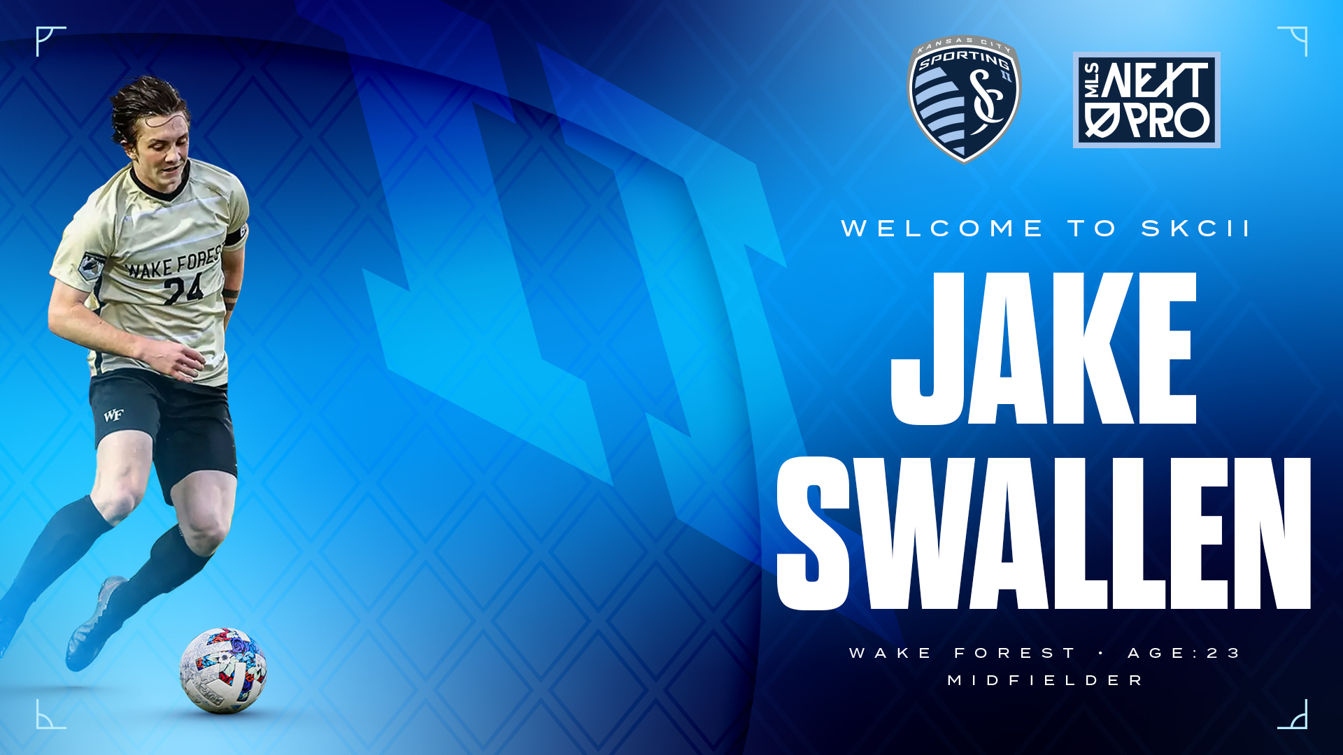 Sporting KC II signs rookie midfielder Jake Swallen to MLS NEXT Pro