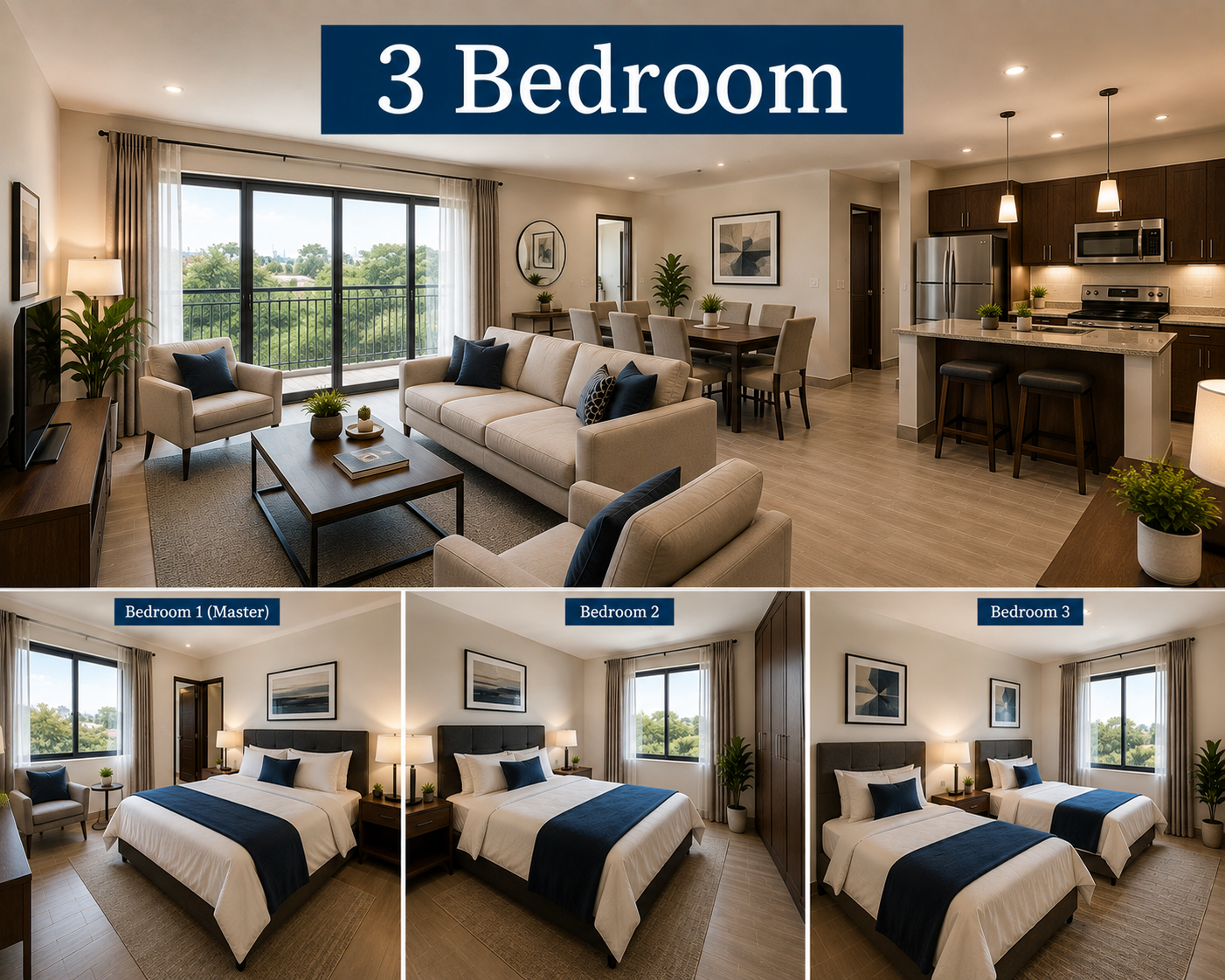 3 Bedroom Duplex 