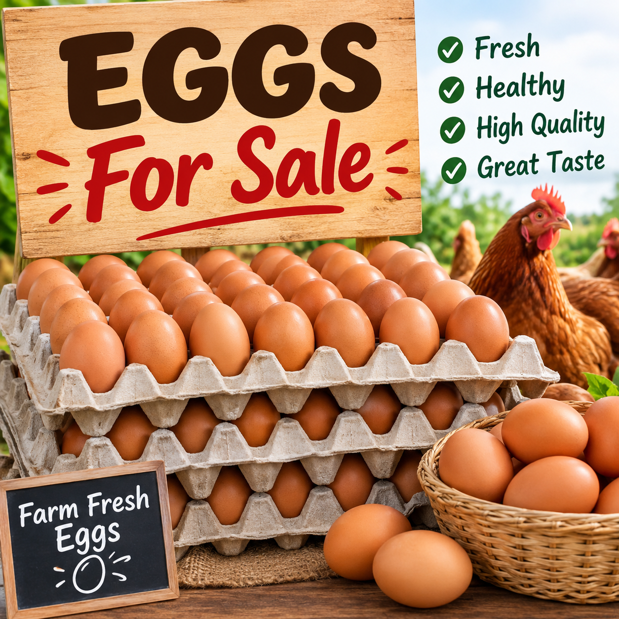 Eggs for sale 