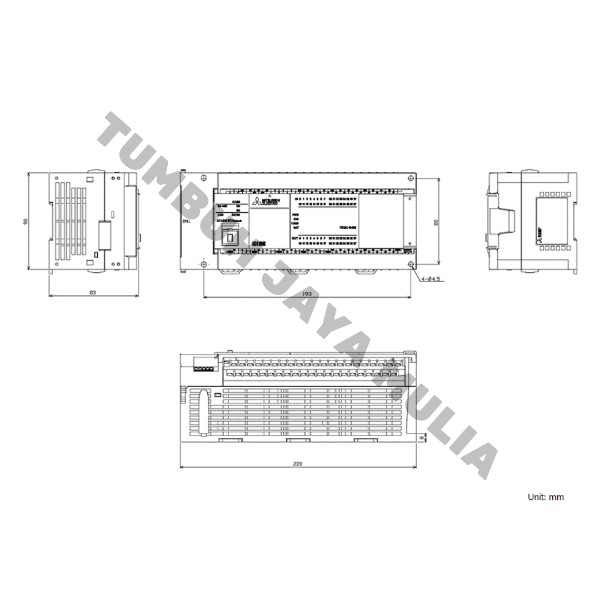 PLC MITSUBISHI FX5U-64MR/ES (Tipe FX5U-64MR/ES)