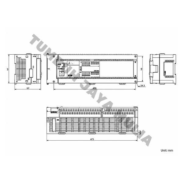 PLC MITSUBISHI FX5U-80MR/DS (Tipe FX5U-80MR/DS)