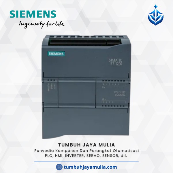 PLC SIEMENS SIMATIC S7 1200 CPU 1211C DC/DC/DC