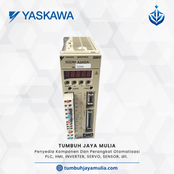 SERVO DRIVE YASKAWA SGDM-A3ADA 30 WATT 200-230 VAC (50-60HZ)