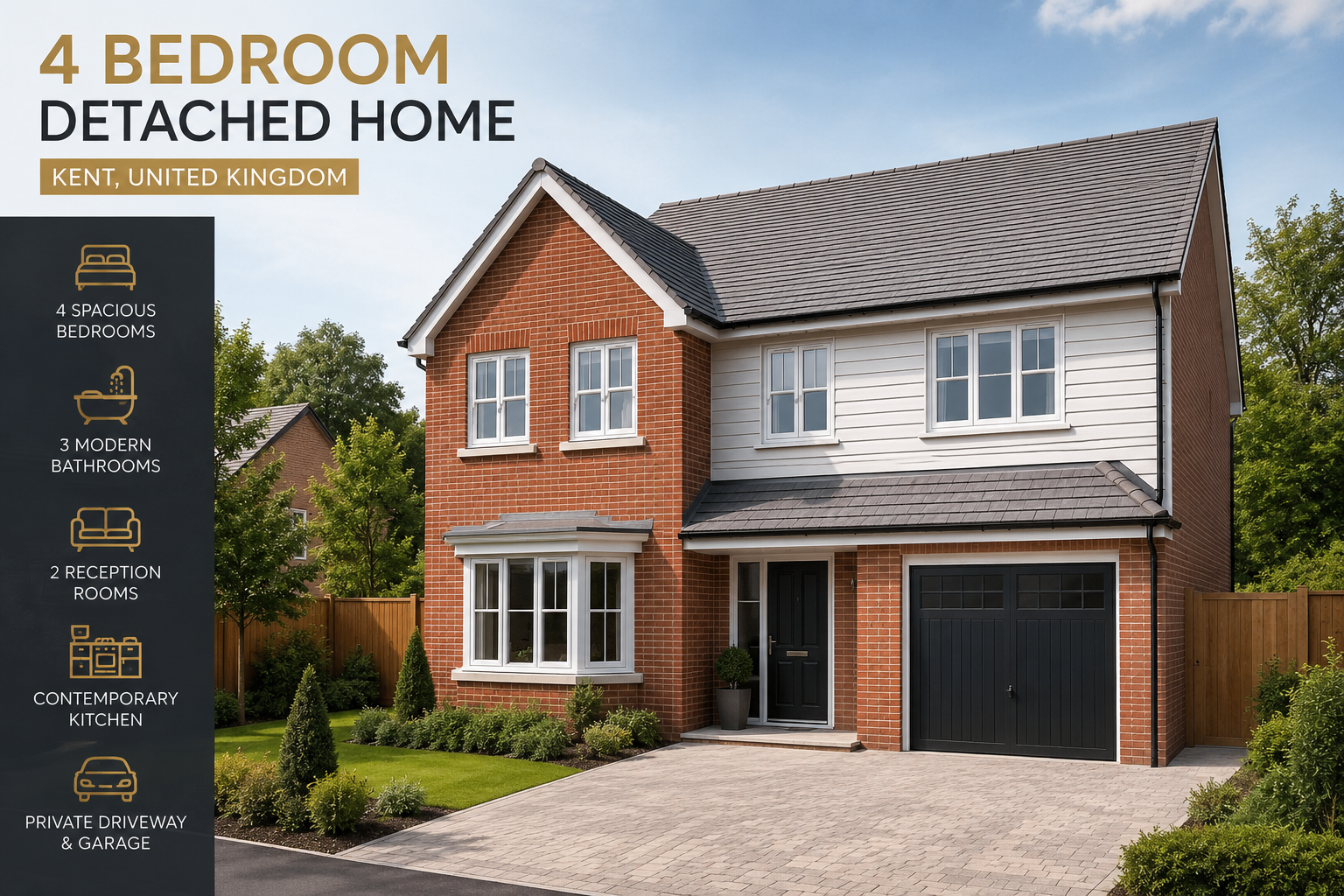 4 bedroom in Kent