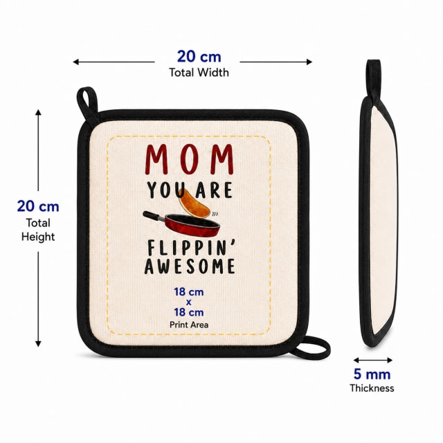 Pot Holder dimensions