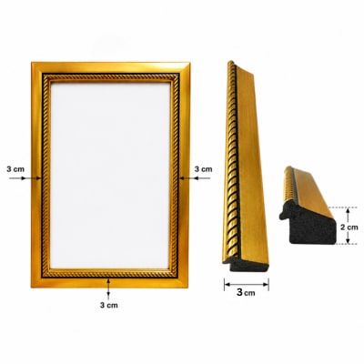 Royal Gold Frame dimensions