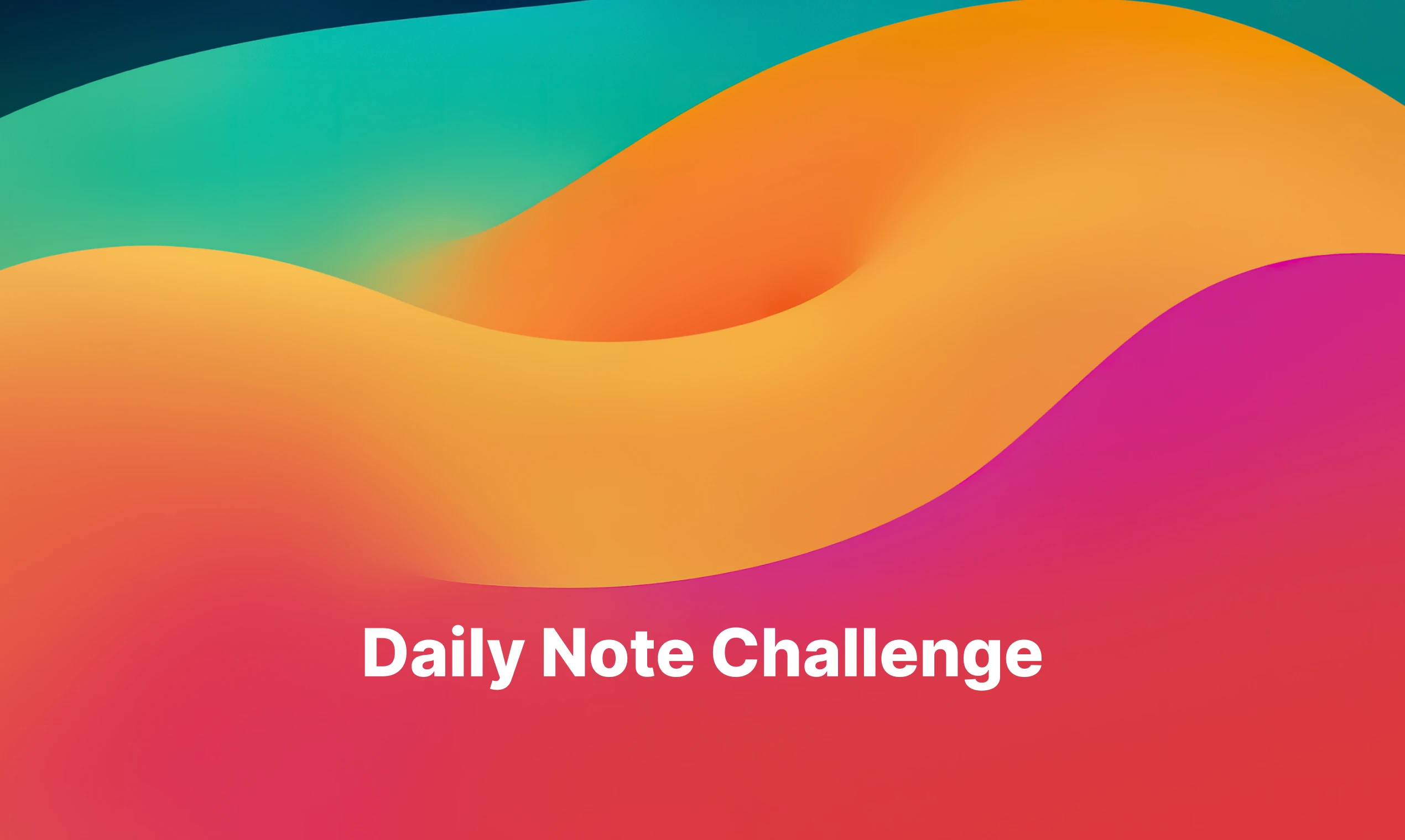 English writing challenge