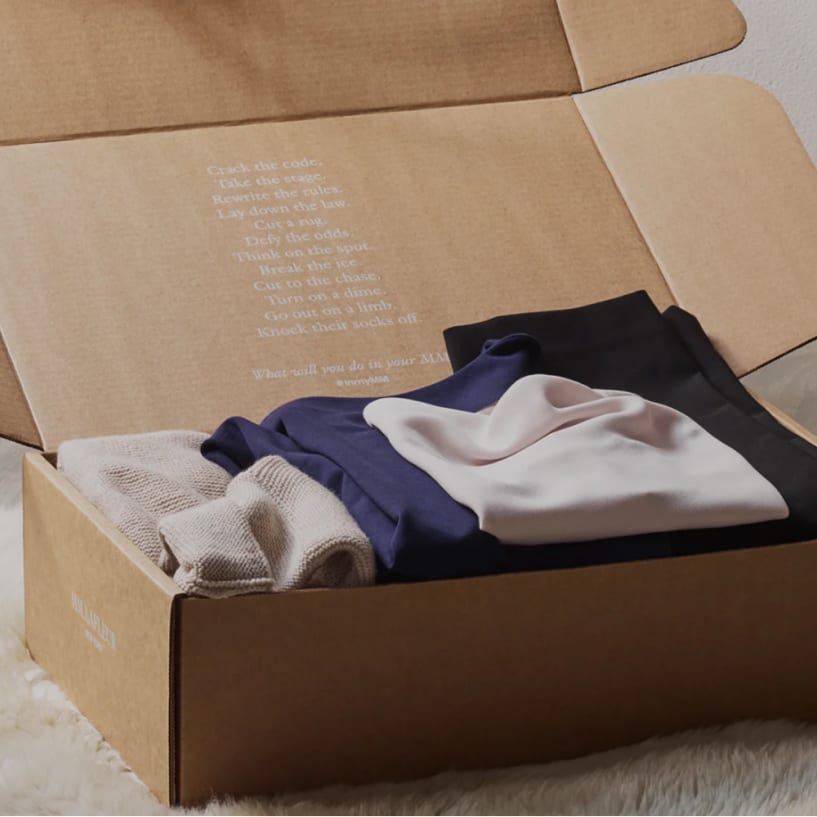 image of a box of clothes