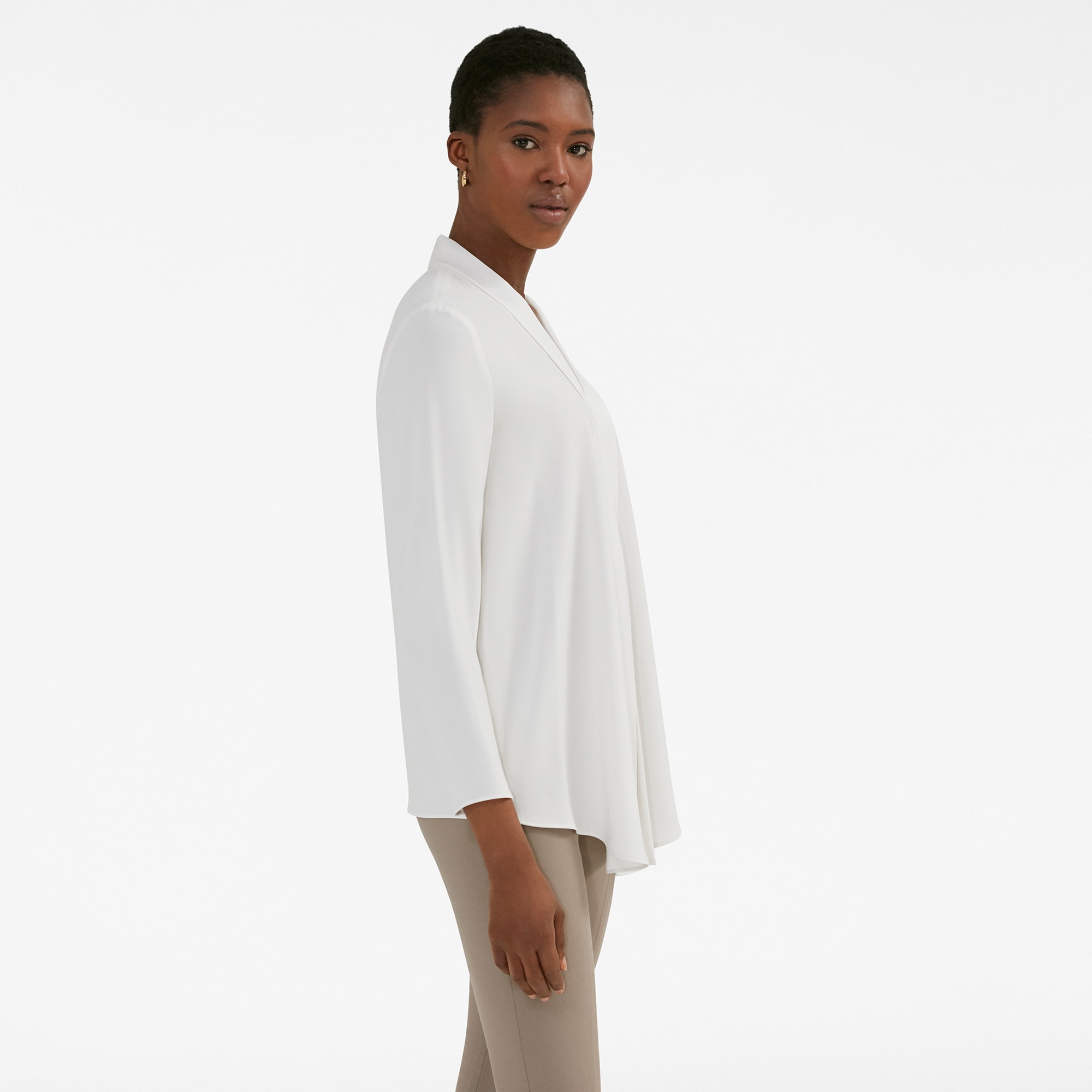 The Fitzgerald Tunic - Ivory | M.M.LaFleur