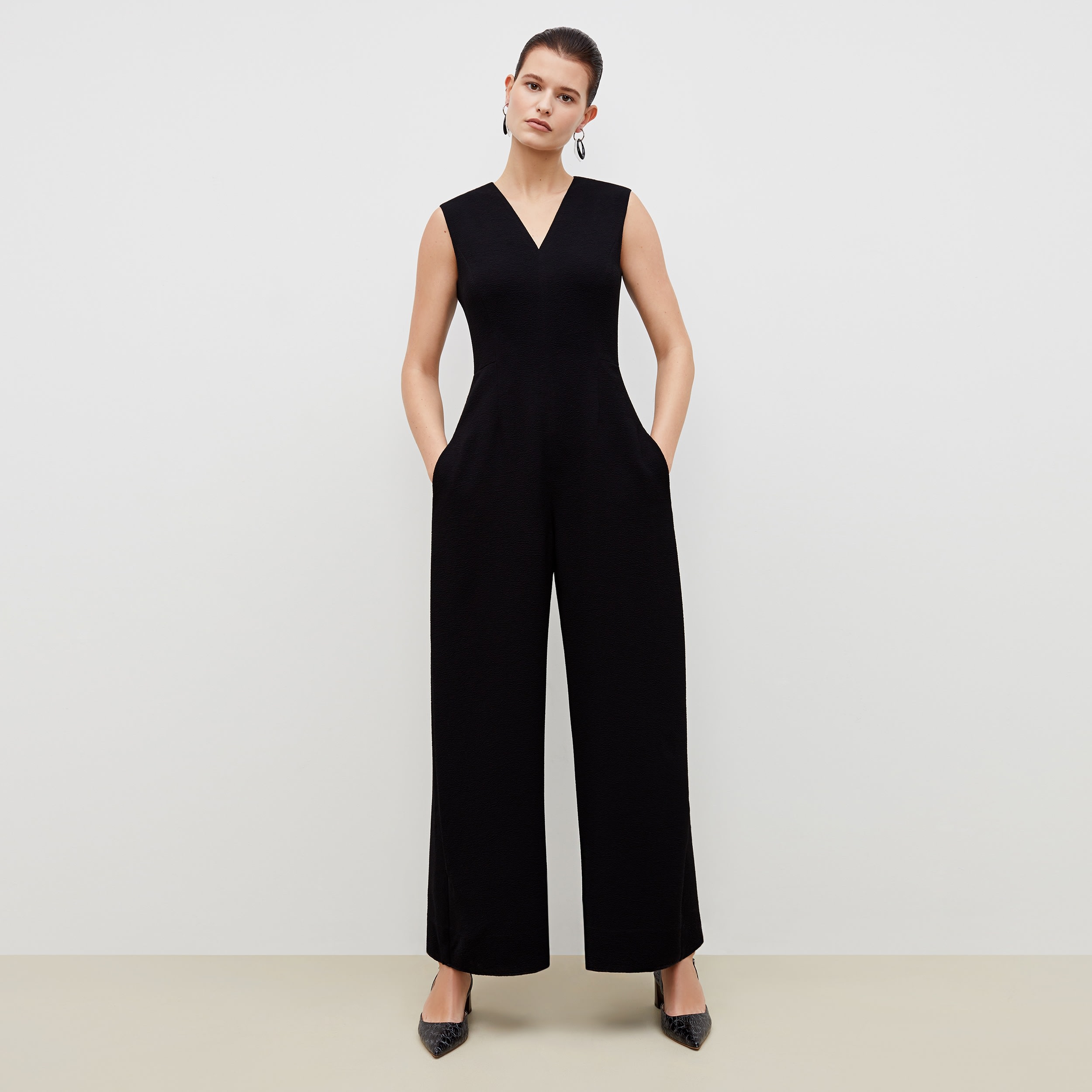 The Demi Jumpsuit—Staccato - Black | M.M.LaFleur