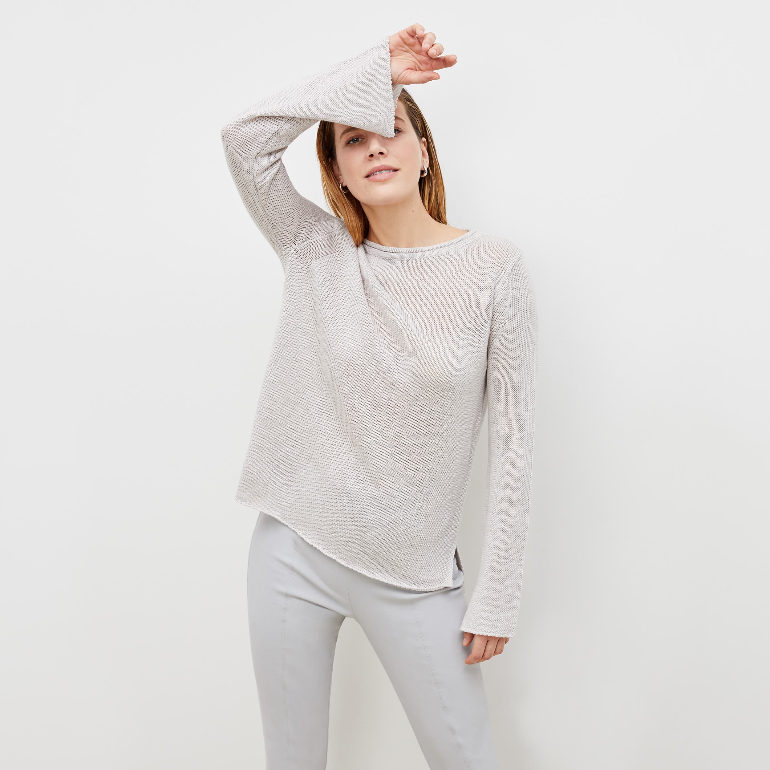 The Samara Sweater—Knit Linen | M.M.LaFleur | M.M. Second Act The Samara Sweater—Knit Linen | M.M.LaFleur | M.M. Second Act