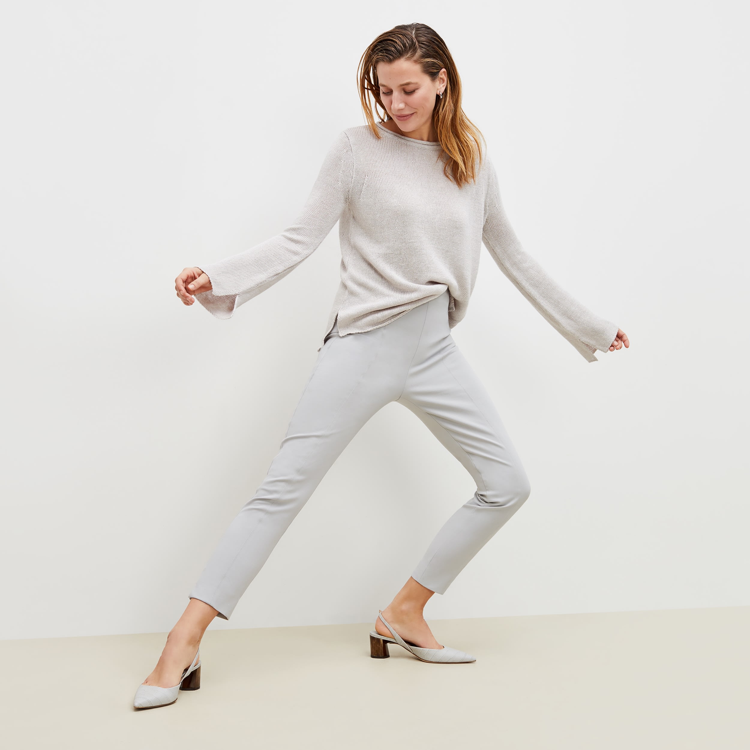The Samara Sweater—Knit Linen | M.M.LaFleur | M.M. Second Act The Samara Sweater—Knit Linen | M.M.LaFleur | M.M. Second Act