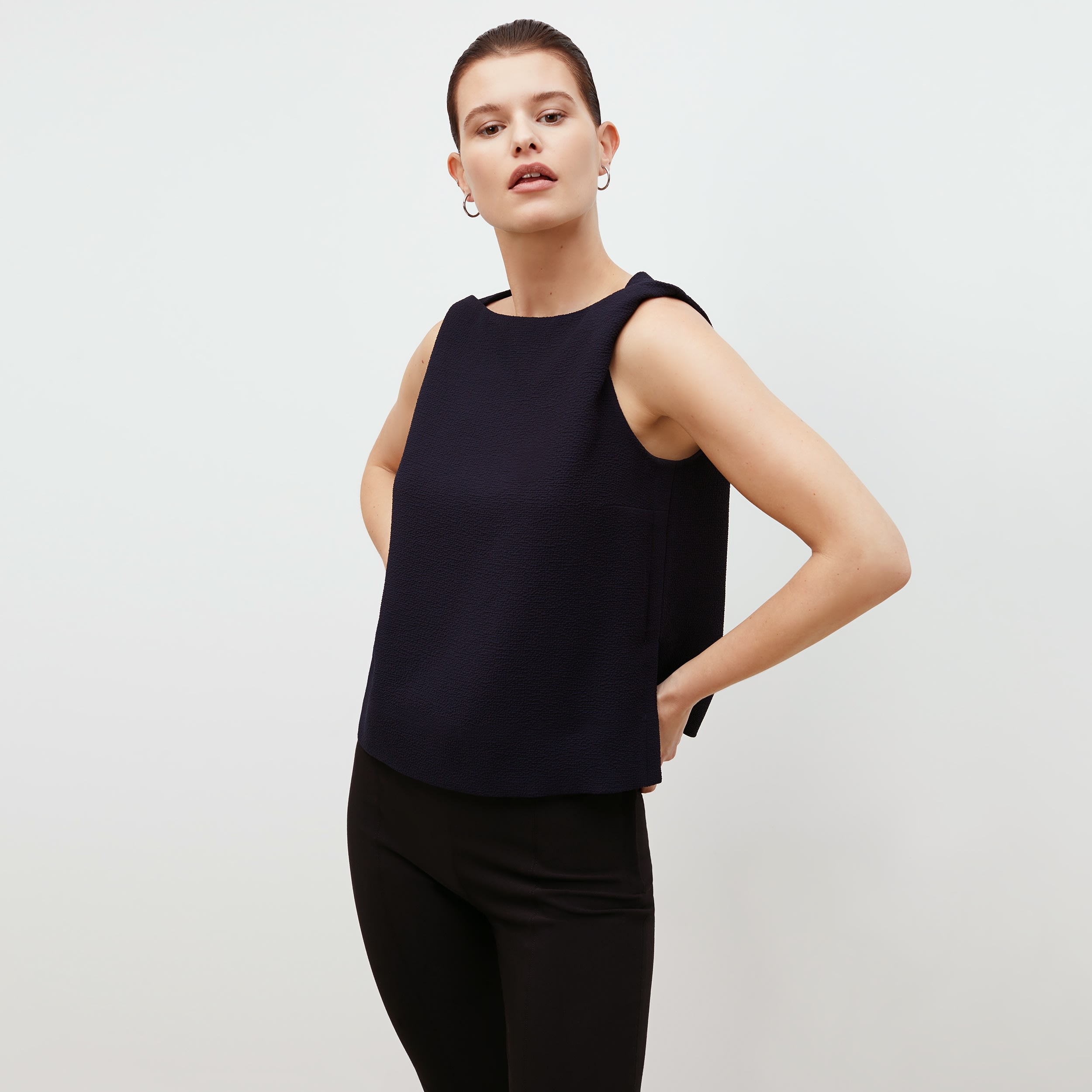 The Sadie Top—Staccato - Galaxy Blue | M.M.LaFleur