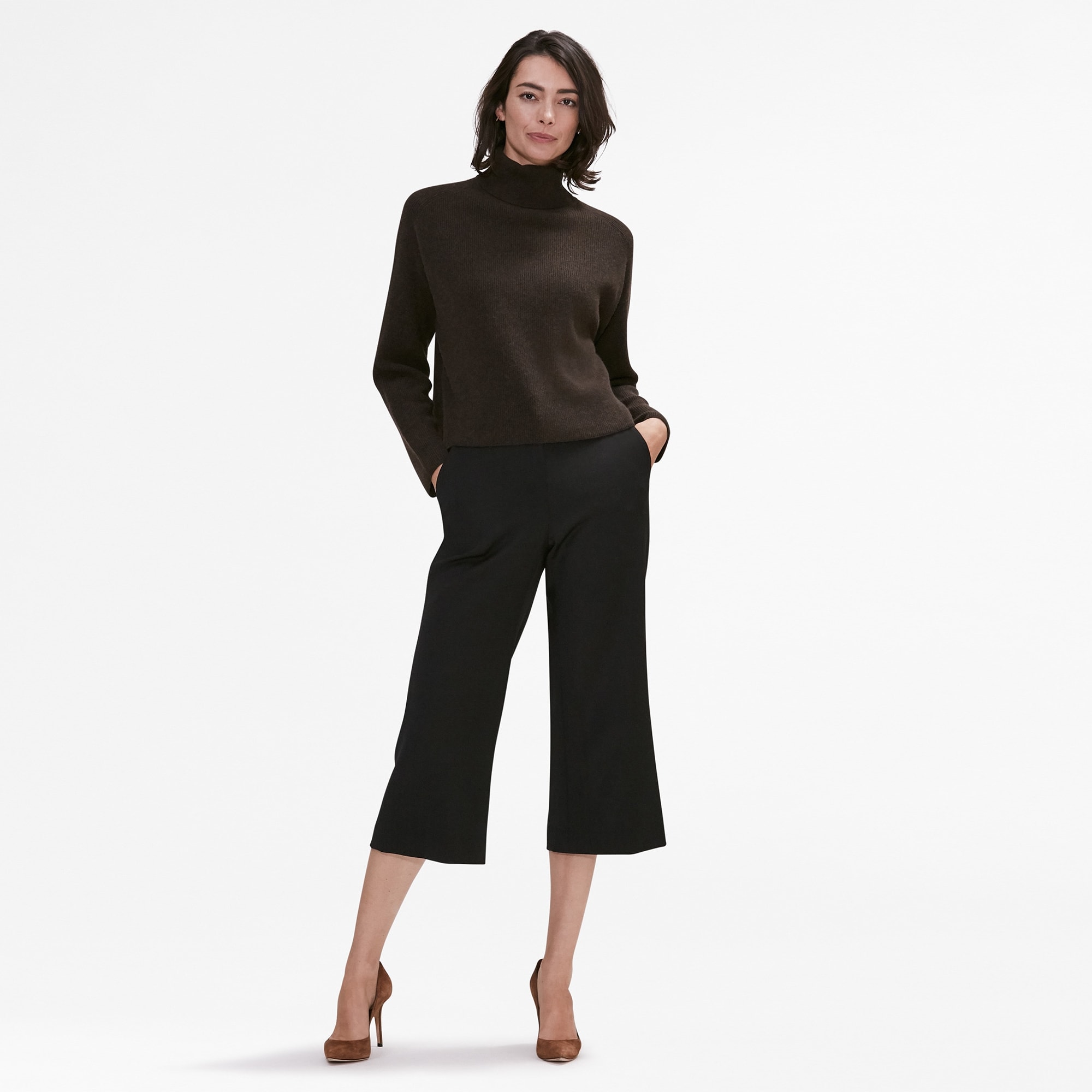 The Pippa Pant 2.0—Jet Twill - Black | M.M.LaFleur