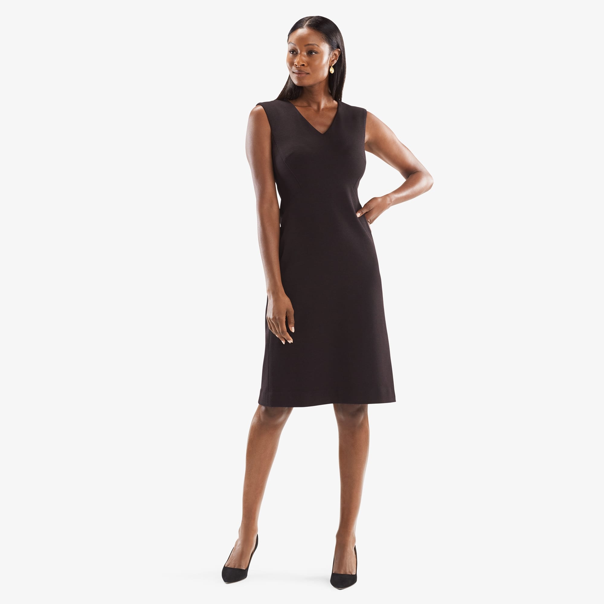 The Evelyn Dress—Textured Ponte | M.M.LaFleur | M.M. Second Act