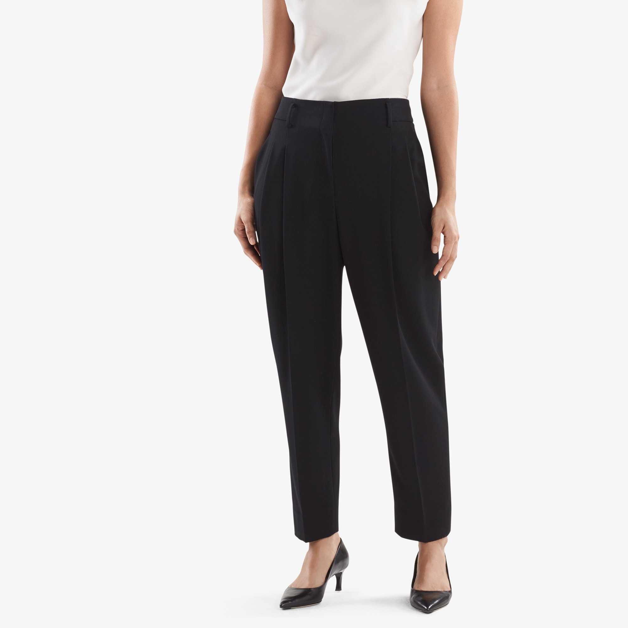 The Costello Pant—Light Twill - Black | M.M.LaFleur