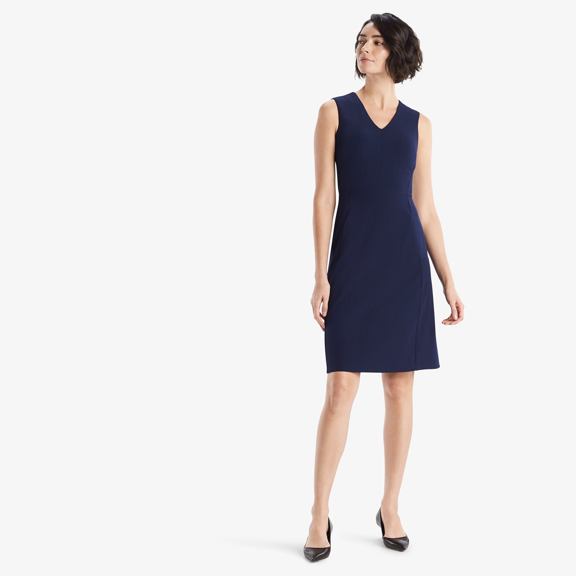 The Annie Dress Deep Indigo M M Lafleur