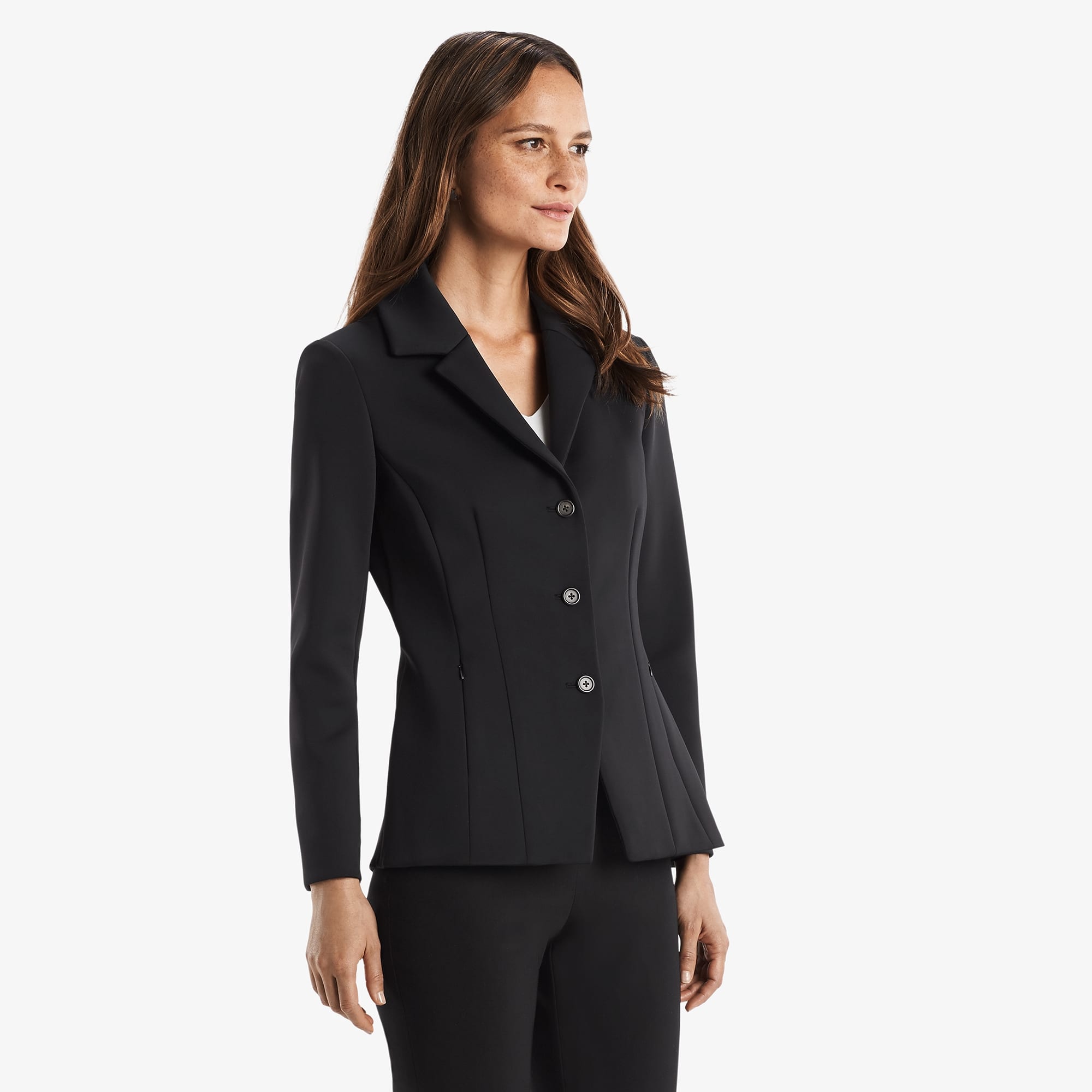 The Bansal Blazer—Scuba - Black | M.M.LaFleur