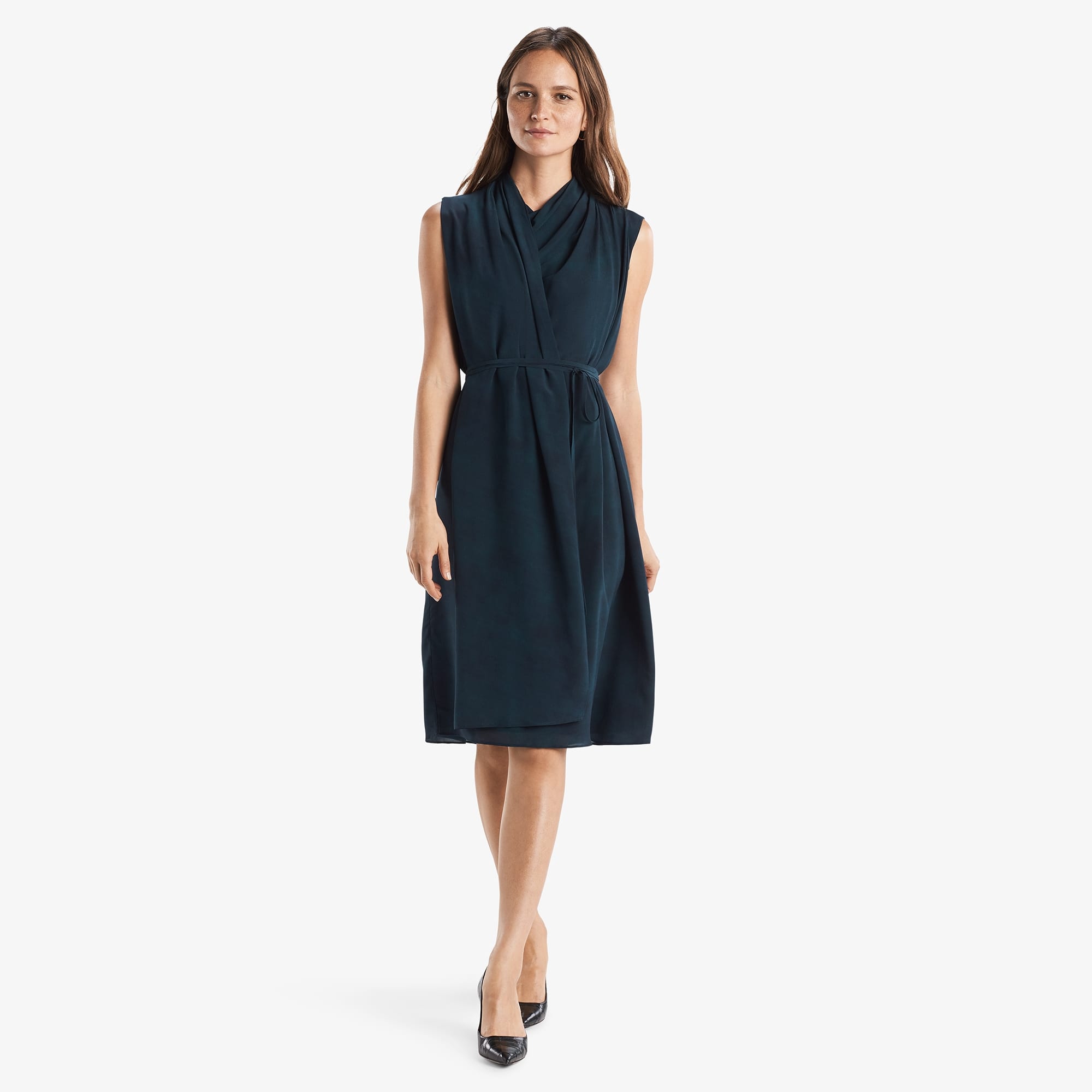 M.M.LaFleur | The Greer Dressbrushstroke | Women's | Size: S | Color: Dark Spruce M.M.LaFleur | The Greer Dressbrushstroke | Women's | Size: S | Color: Dark Spruce