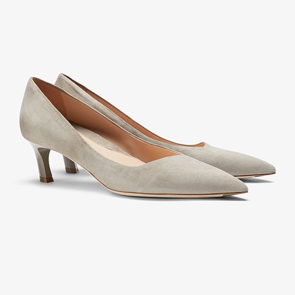 grey 2 inch heels